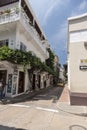 Street in the old town, Cartagena, Colombia